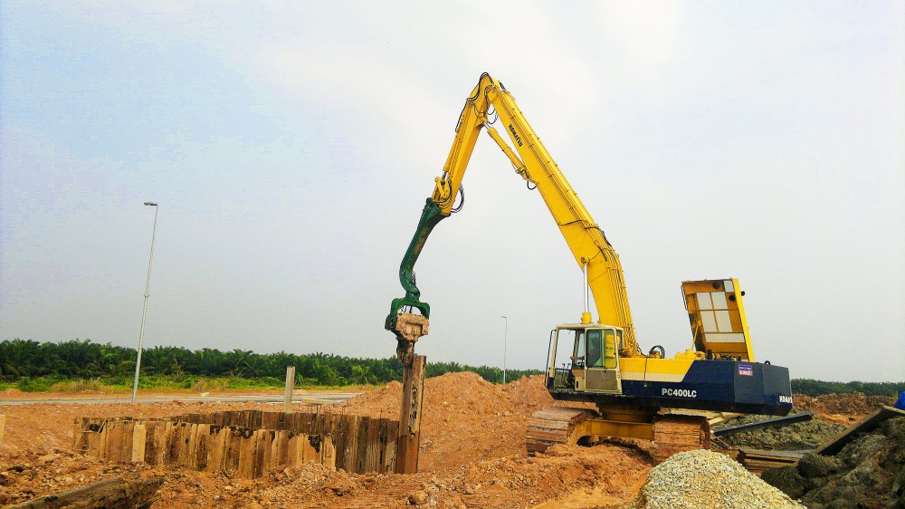 sheet piling works Dassin Piling Engineering Sdn Bhd